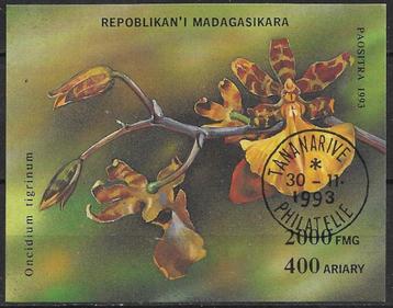 Madagaskar 1993 blok mi.239 flora ORCHIDEE beschikbaar voor biedingen