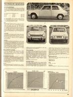 Autovisie test Simca 1100 LS 1973, Ophalen of Verzenden, Gelezen, Overige merken