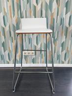 Barkruk wit, Ophalen, Gebruikt, Met voetsteun, 60 tot 90 cm