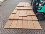 20 m2 channelsiding rabat  - hardhout - nr: HP188, Ophalen, Planken, Nieuw, Hardhout