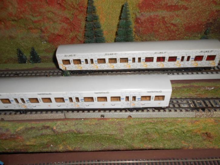 Märklin 4389 uit deze S Bahn set, 2 personen wagons, Hobby en Vrije tijd, Modeltreinen | H0, Gebruikt, Treinset, Wisselstroom