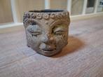 Bloempot boeddha klein, Tuin en Terras, Ophalen, Rond, Zo goed als nieuw, Aardewerk