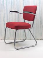 Ahrend De Cirkel buisframe slede kamerstoel, Ophalen, Drie, Zwart, Gispen