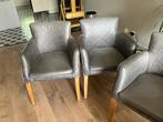 3 stoelen Savile Row Riviera Maison pellini grijs, Huis en Inrichting, Stoelen, Gebruikt, Drie, Hout, Grijs