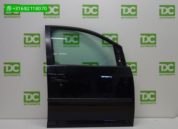 Volkswagen Caddy Bestel GP ('10-'15) Deur rechtsvoor zwart, Auto-onderdelen, Carrosserie en Plaatwerk, Deur, Volkswagen, Voor