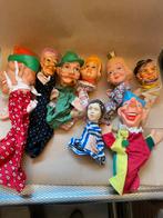 Oude Poppenkastpoppen - Set van 8, Ophalen of Verzenden, Gebruikt, Overige typen