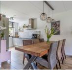 Teakhouteneettafel 220x105, Huis en Inrichting, Tafels | Eettafels, Ophalen, 100 tot 150 cm, 200 cm of meer, Zo goed als nieuw