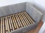 Steigerhouten Bedbank inclusief twee ruime opberglades, Ophalen, Eenpersoons, Steigerhout, Nieuw