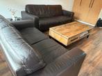 Gratis Lederen Bankstel | 3,5 & 2 Zits, Huis en Inrichting, Banken | Bankstellen, Ophalen, Gebruikt, Rechte bank, 200 tot 250 cm