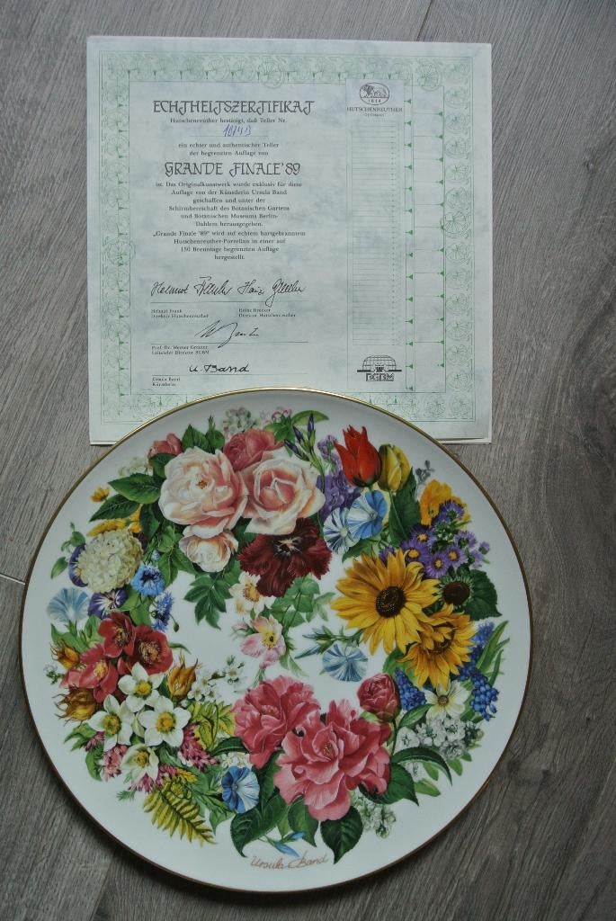 Hutschenreuther wandbord '89 Grande Finale, Ophalen of Verzenden, Zo goed als nieuw