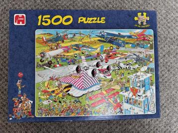 Jan van Haasteren puzzel 1500 stukjes - De vliegshow beschikbaar voor biedingen