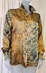 GEISHA 🍂 slangenprint blouse gladde stof mt M, Kleding | Dames, Blouses en Tunieken, Maat 38/40 (M), Overige kleuren, Geisha