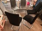 6 Eetkamerstoelen met Hoes. GRATIS!!, Ophalen, Gebruikt, Overige kleuren, Stof