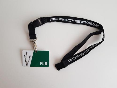 Origineel Porsche - FLB - Museum Keycord / Sleutelhanger, Verzamelen, Automerken, Motoren en Formule 1, Auto's, Ophalen of Verzenden