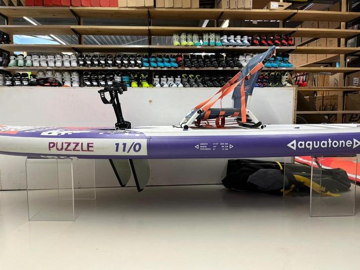 Aquatone PUZZLE 11'0 - Opblaasbare waterfiets - DEMO, Watersport en Boten, Suppen, Zo goed als nieuw, SUP-boards, Ophalen of Verzenden