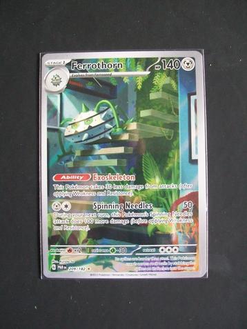 3706: Nieuwe Pokemon Secret FERROTHORN HP 140 (209/182) beschikbaar voor biedingen