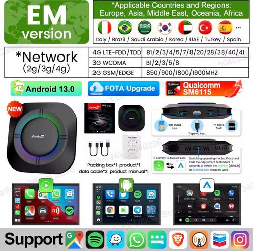 CarlinKit 13.0 EM Versie Carkit, Auto diversen, Carkits, Nieuw, Ophalen of Verzenden