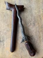 Indonesische 7 luks keris met pamor Uler Lulut, Ophalen of Verzenden