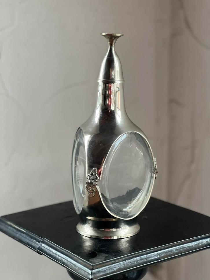 Bijzondere antieke whiskey karaf, Antiek en Kunst, Antiek | Goud en Zilver, Ophalen of Verzenden