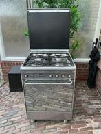 Smeg gasfornuis met oven, Witgoed en Apparatuur, Fornuizen, Ophalen, Gebruikt, 60 cm of meer, 4 kookzones
