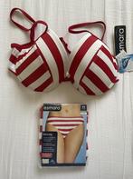 NIEUW! Bikinislip maat 44 en BH 42C Beugels Esmara Rood/Wit, Nieuw, Bikini, Ophalen of Verzenden, Rood