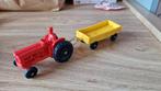 Retro Tomte Laerdal Stavanger Noorwegen Tractor + aanhanger, Verzamelen, Speelgoed, Gebruikt, Ophalen of Verzenden