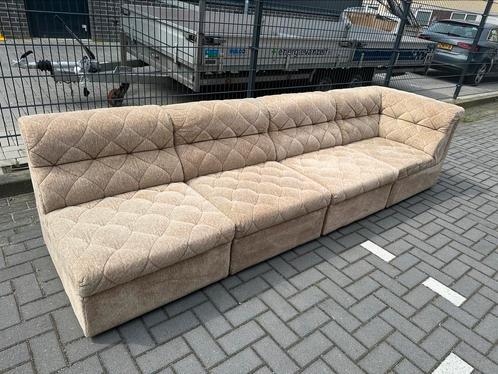 Laauser 4 element sofa, Huis en Inrichting, Banken | Bankstellen, Gebruikt, Rechte bank, Vierpersoons of meer, 300 cm of meer