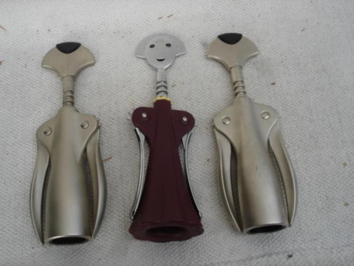 Twee design kurkentrekkers Biesse made in Italy, Huis en Inrichting, Keuken | Keukenbenodigdheden, Gebruikt, Ophalen of Verzenden