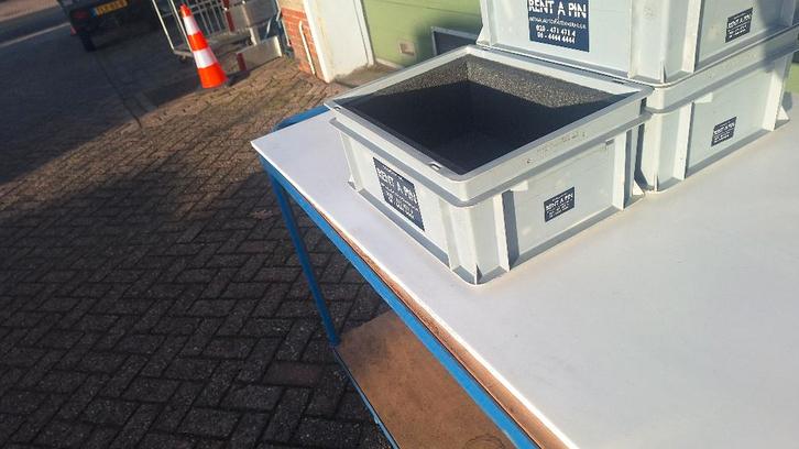 kunststof krat kratten kratjes bak bakken 30x40x17 cm, Huis en Inrichting, Woonaccessoires | Kisten, Gebruikt, Minder dan 50 cm