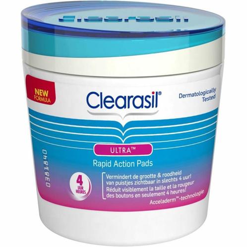 Clearasil Ultra Rapid Action Pads, 65 stuks nieuw., Sieraden, Tassen en Uiterlijk, Uiterlijk | Gezichtsverzorging, Nieuw, Verzorging