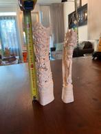 Twee gesneden ivoren beelden, Ophalen of Verzenden, Gebruikt