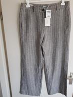 Peserico grijze linnen pantalon krijtstreept maat 44 NIEUW!, Peserico, Maat 42/44 (L), Nieuw, Ophalen of Verzenden