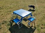 (Nieuw €140) NETTE opvouwbare picknicktafel camping tafel, Ophalen of Verzenden, Zo goed als nieuw, Rechthoekig, Aluminium
