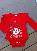 * Nieuw *  Kerst rompertje mt 50-62 ( 0-3 mnd ), Kinderen en Baby's, Babykleding | Maat 50, Ophalen of Verzenden, Nieuw, Meisje