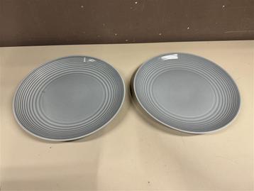 twee stuks Gordon Ramsay maze grey blue royal doulton 11\" b beschikbaar voor biedingen