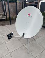 Triax schotelantenne, statief, lnb, kabels en satt finder, Ophalen, Zo goed als nieuw, (Schotel)antenne, Overige merken