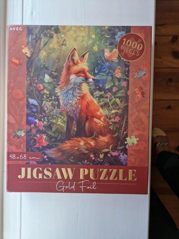 Legpuzzel vos 1000 stukjes beschikbaar voor biedingen