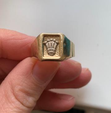 Rolex gouden zegelring 14karaat goud  beschikbaar voor biedingen