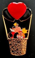 Disney Luchtballon Hartenkoningin en Koning pin, Verzenden, Nieuw, Figuurtje, Speldje of Pin