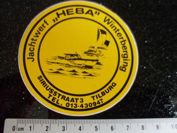sticker jachtwerf heba winterberging tilburg logo beschikbaar voor biedingen