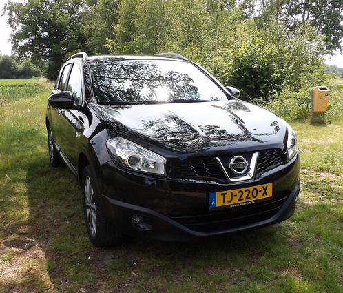 Nissan Qashqai 1.6 2WD 2010 Zwart, Auto's, Nissan, Particulier, Qashqai, Achteruitrijcamera, Airbags, Airconditioning, Bluetooth