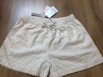 I say beige ecru short korte broek 40 gestreept linnen, Kleding | Dames, Maat 38/40 (M), Kort, Beige, Nieuw
