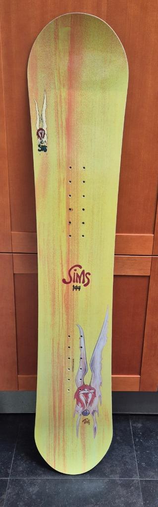 Puntgaaf Vintage SIMS Snowboard Tina Basich 144 uit 1996 beschikbaar voor biedingen