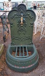 Gietijzeren wandfontein met kraan 85 cm echt antiek model, Ophalen, Gebruikt, Gietijzer, Fontein