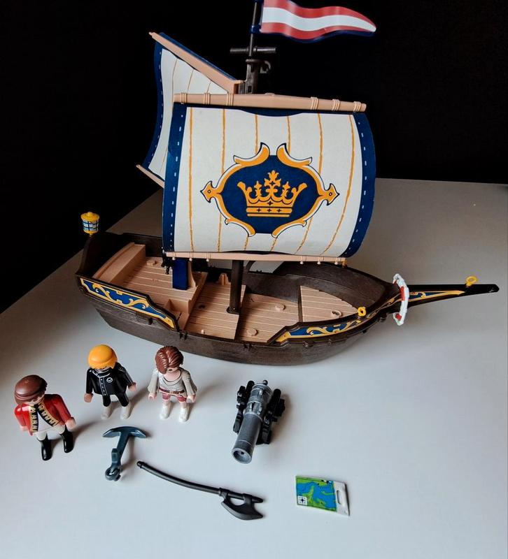 Playmobil Piratenschip, Kinderen en Baby's, Speelgoed | Playmobil, Gebruikt, Ophalen