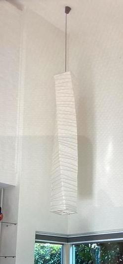Akari lamp, Huis en Inrichting, Lampen | Hanglampen, Zo goed als nieuw, 75 cm of meer, Overige materialen, Ophalen of Verzenden