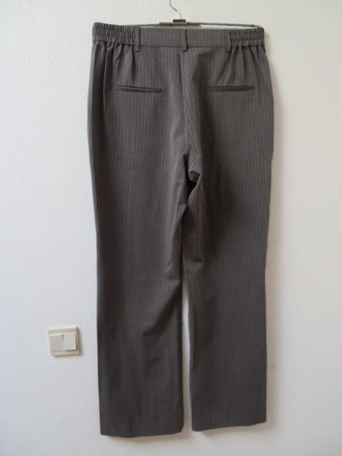 K15 MS MODE nieuwe broek wijde pijp grijs krijtstreep mt 42, Kleding | Dames, Broeken en Pantalons, Nieuw, Maat 42/44 (L), Grijs