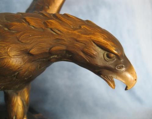 Machtige bronzen adelaar arend anno 1941, Verzamelen, Militaria | Tweede Wereldoorlog, Landmacht, Kunstobject, Duitsland, Ophalen