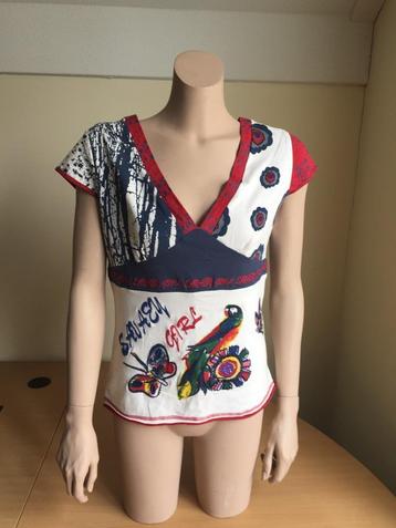 ZGAN - t-shirt, voor- achter V-hals, mt 36/38 beschikbaar voor biedingen