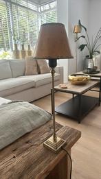 Goud bronzen tafellampje, Huis en Inrichting, Lampen | Tafellampen, Ophalen of Verzenden, Zo goed als nieuw, Minder dan 50 cm